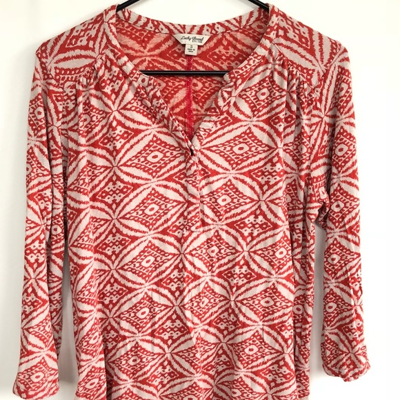 Lucky Brand Boho Tunic Top Shirt - Picture 3 of 8